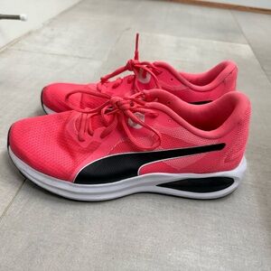 Puma Women's Athletic Shoes in Pink and Black